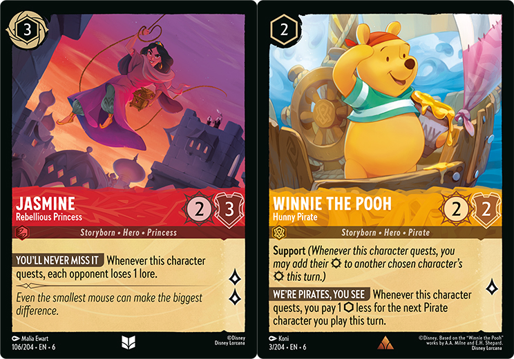 Disney Lorcana: Azurite Sea Starter Decks & Key Card Enhancements