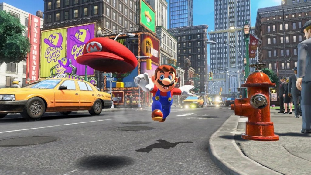 Super Mario Odyssey Hat Throw