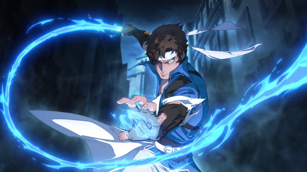 alt: Richter Belmont prepares for battle in Castlevania: Nocturne Season 2