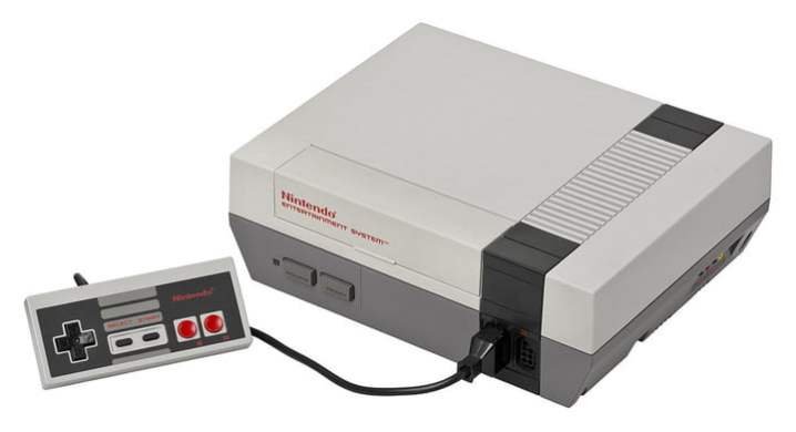 alt: A Nintendo Entertainment System (NES) console with controller