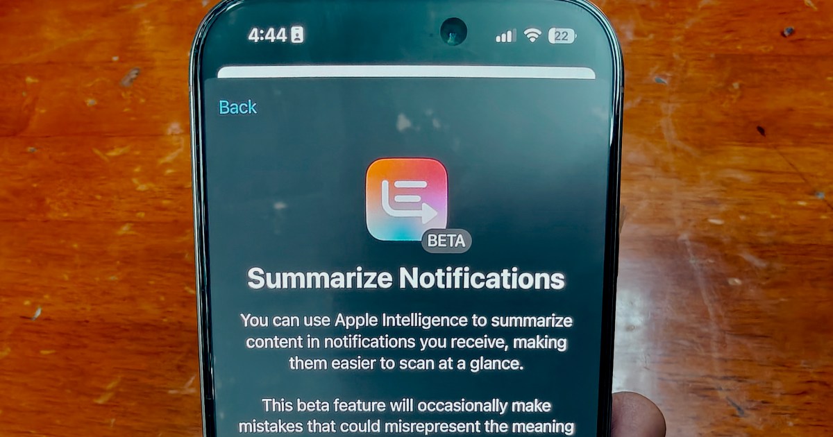 Apple Refines AI Notification Summaries After Accuracy Concerns