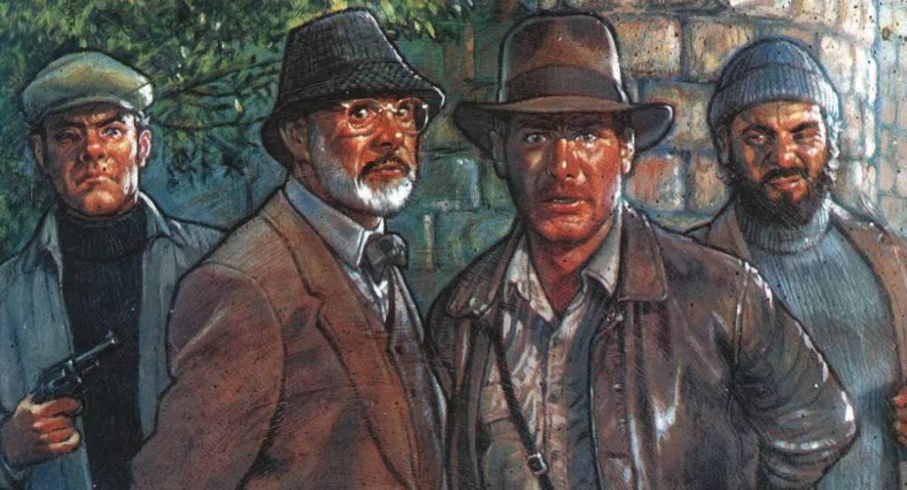 alt text showcasing the comic book cover of Indiana Jones and the Spear of Destiny