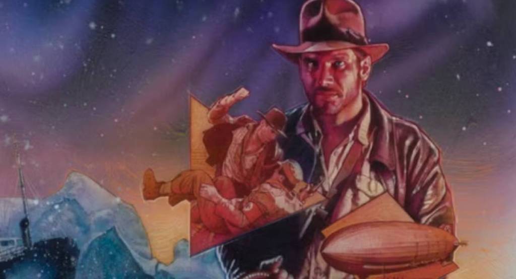 alt text presenting the book cover of Indiana Jones and the Hollow Earth