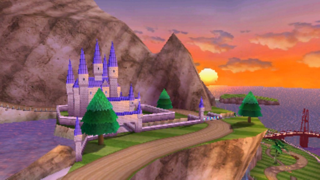 Maka Wuhu, a scenic track from Mario Kart 7.