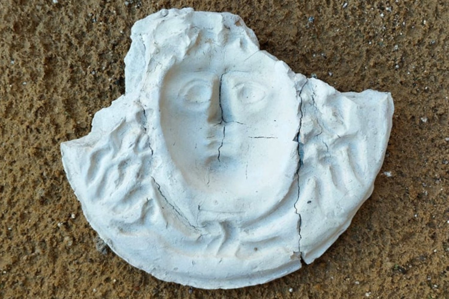 Ancient Roman Medusa Mask Mould Discovered in Sicilian Ruins