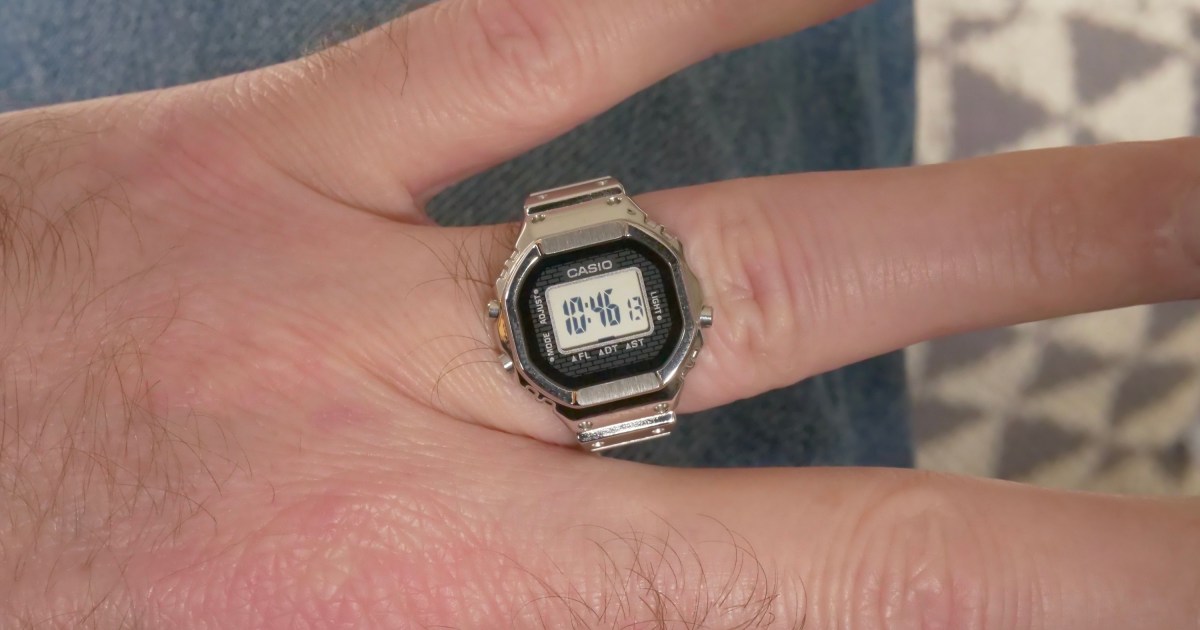 Casio's Tiny Ring Watch: A Quirky Blend of Nostalgia and Innovation