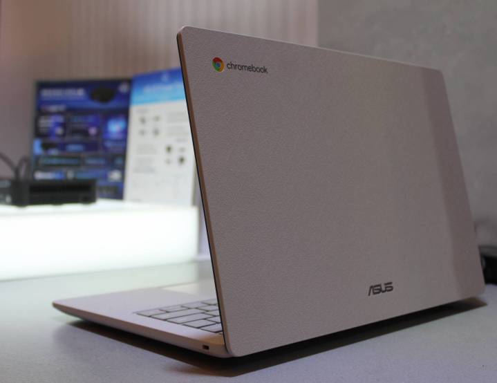 The back of the Asus Chromebook CX14.