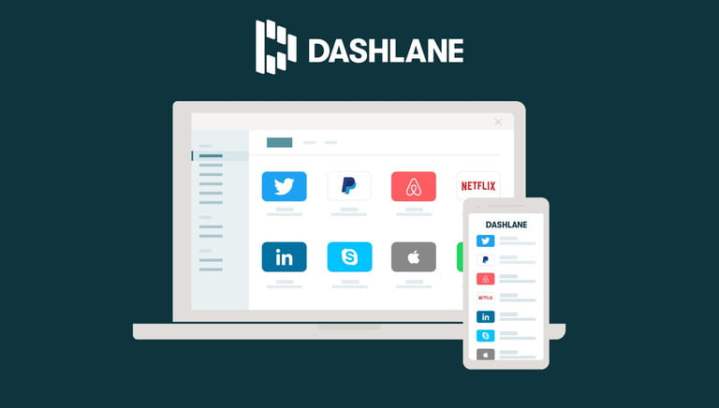 Alt: Dashlane Interface showing password management features.