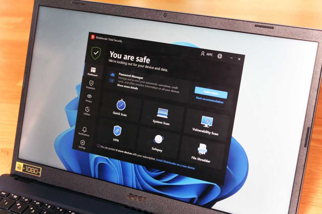 Bitdefender Total Security Review: Robust Protection, Minor Drawbacks