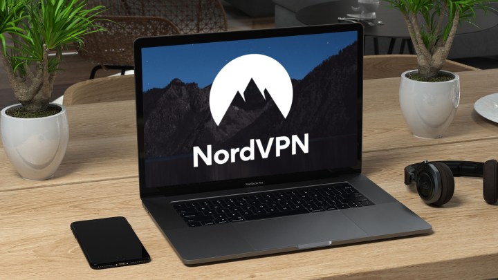 alt text: A screenshot of the NordVPN application running on a MacBook Pro.