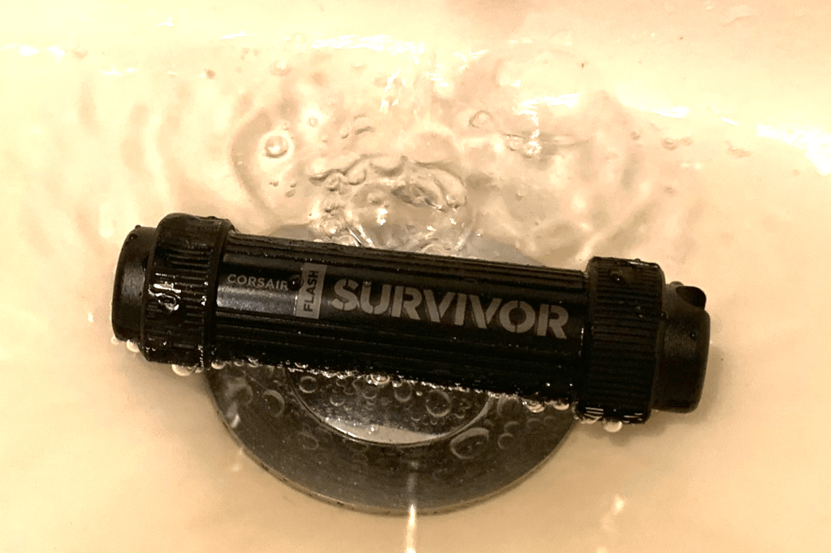 The Corsair Survivor undergoing a water test