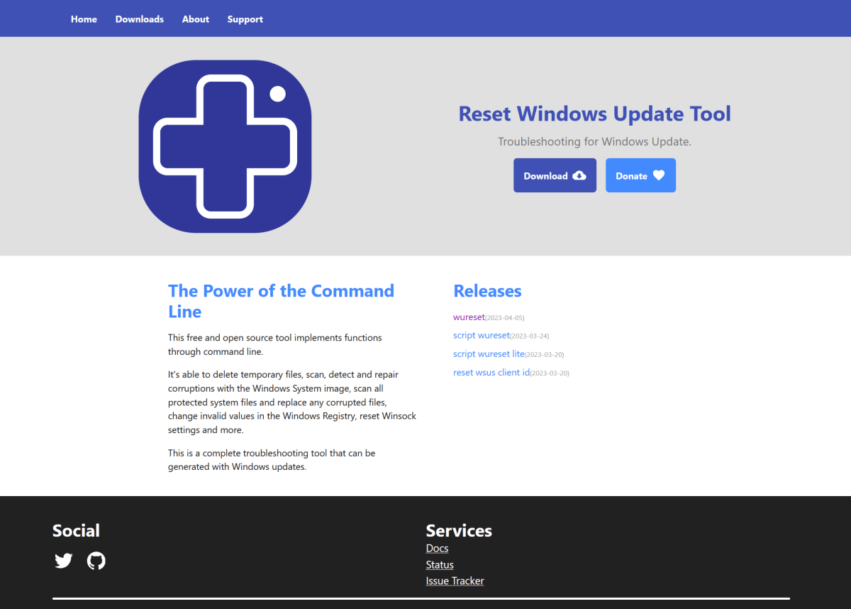 Reset Windows Update Tool