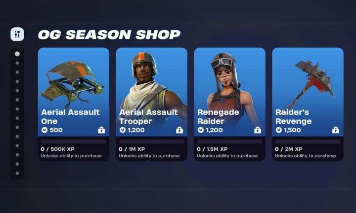 OG Item Shop in Fortnite