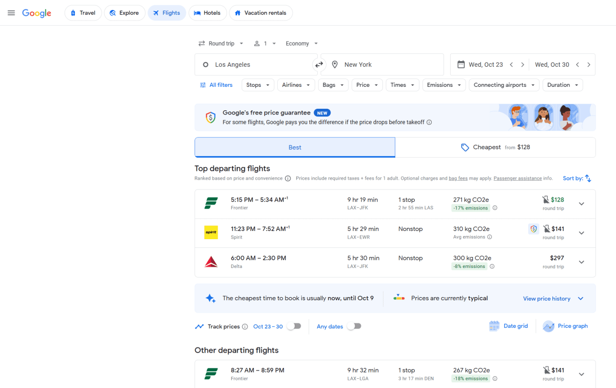 Airline Dynamic Pricing