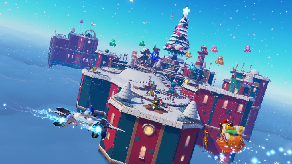 Astro Bot Winter Level