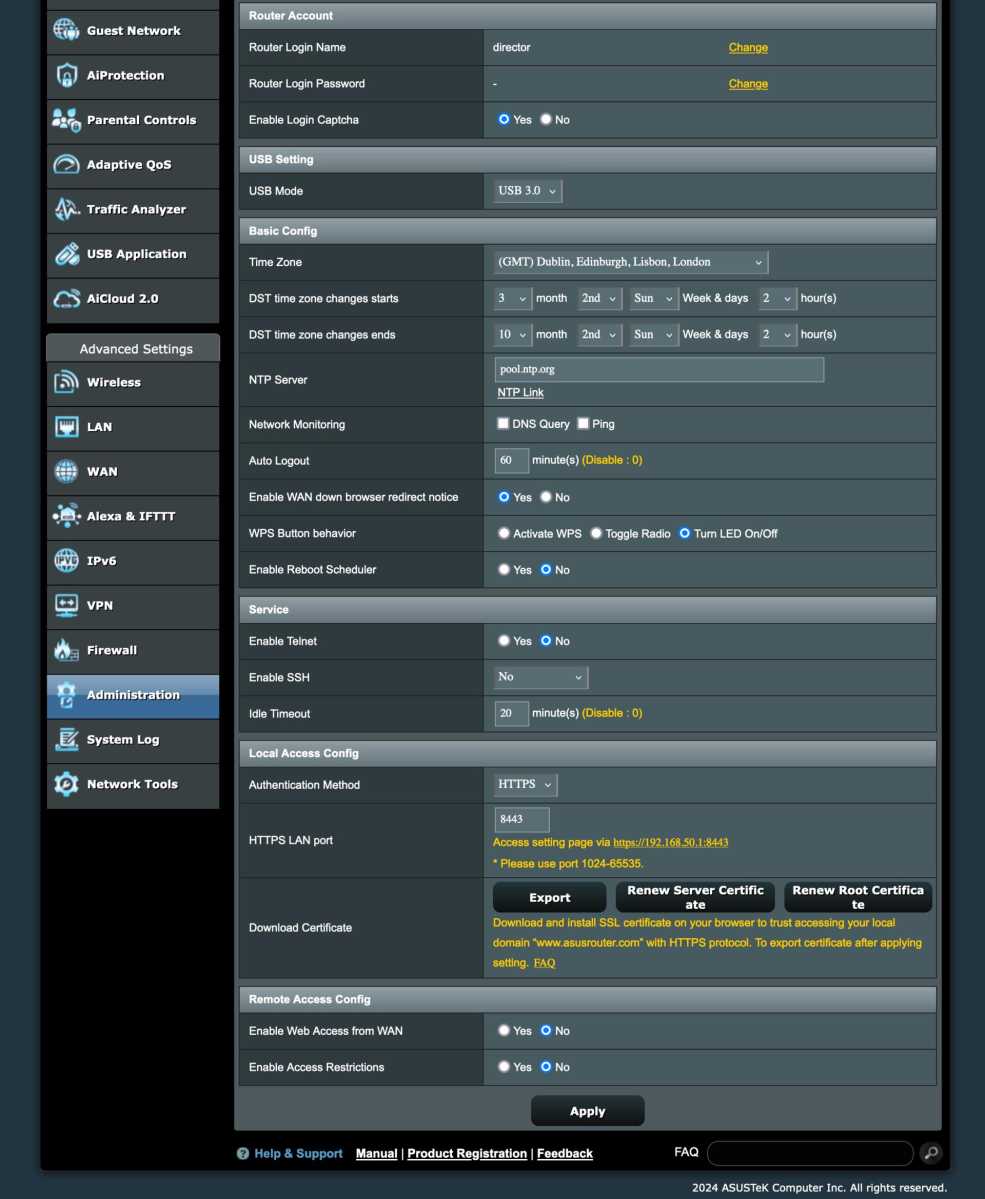 Router Configuration