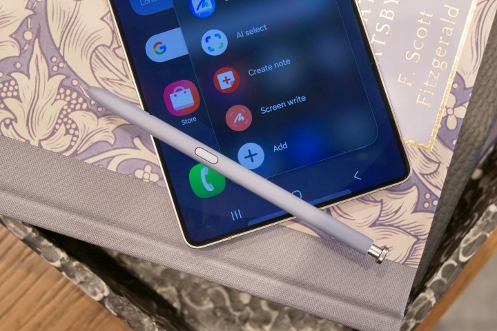 The Samsung Galaxy S25 Ultra and the S Pen Stylus.