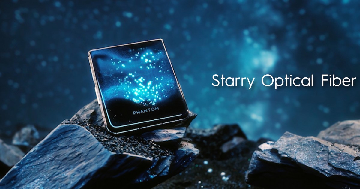 Tecno's Starry Optical Fiber: A Shimmering Light Show for Your Phone