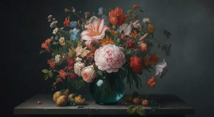 alt text: An image of flowers generated by Google's Imagen 3.