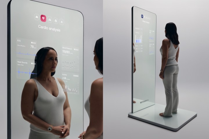 The Withings Omnia smart mirror concept.