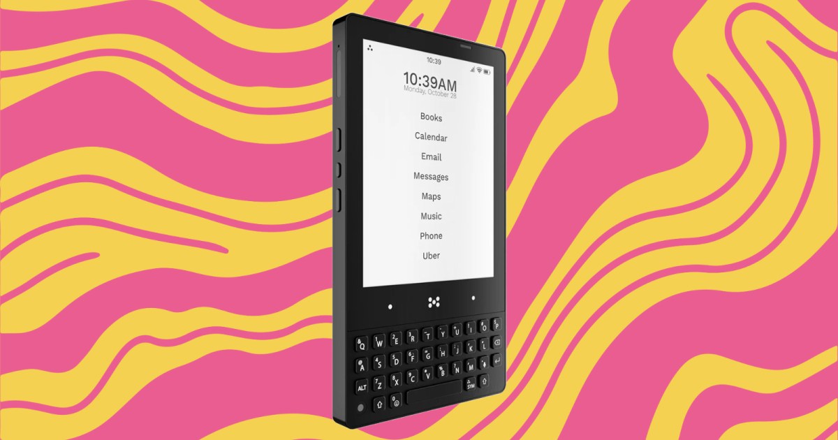 The Minimal Phone: A Retro QWERTY E-Ink Smartphone for a Digital Detox