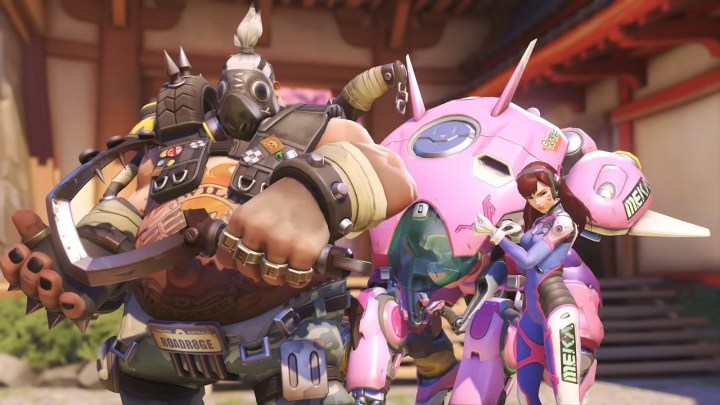 Roadhog and D.Va in Overwatch 2.