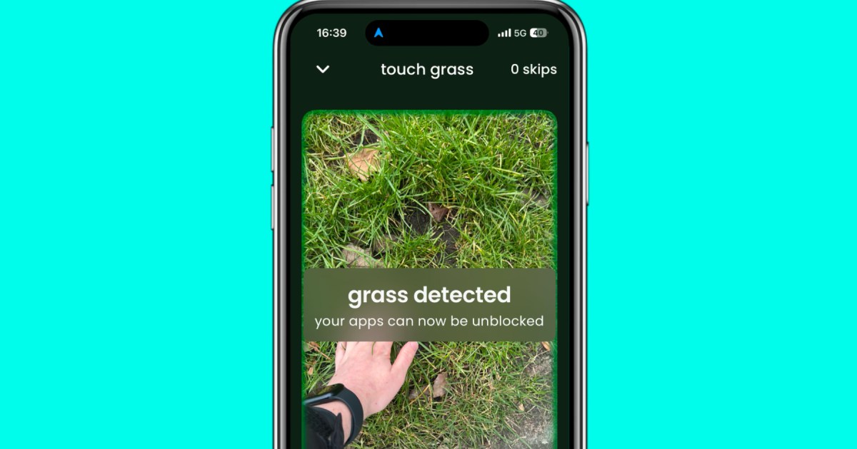 Touch Grass: The App That Makes You Go Outside