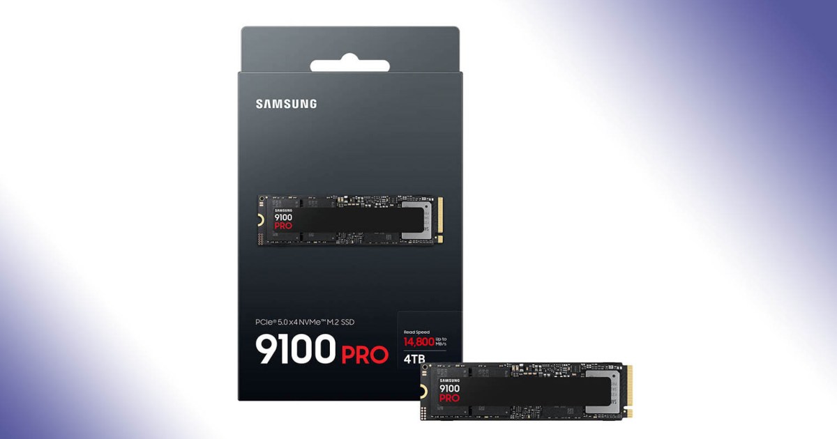 Samsung 990 Pro Successor: 9100 Pro PCIe 5.0 SSD Delivers Blazing Speeds