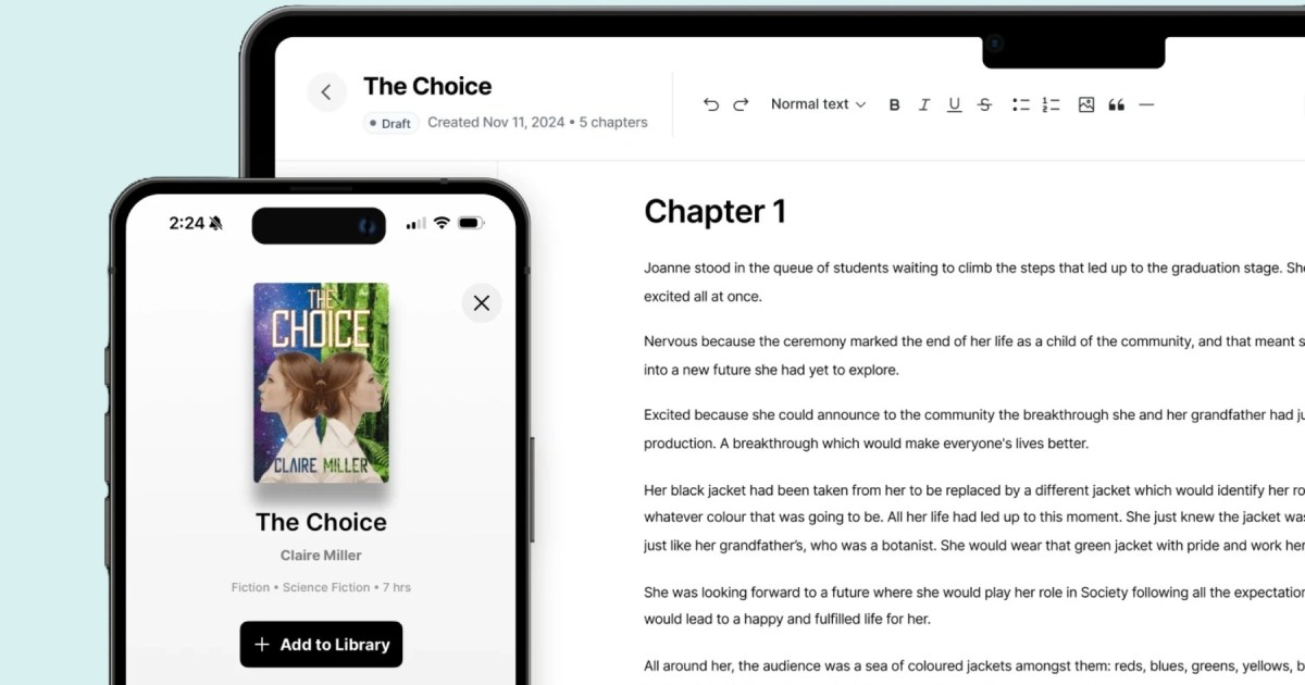 ElevenLabs Launches Free AI Audiobook Creation and Publishing Platform