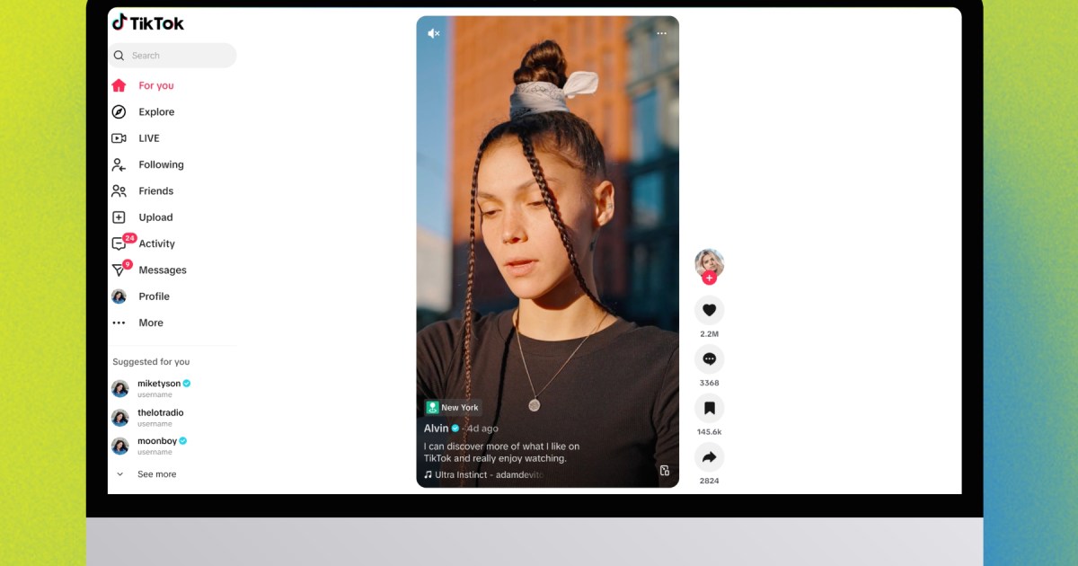 TikTok Enhances Desktop Viewing Experience with New Features