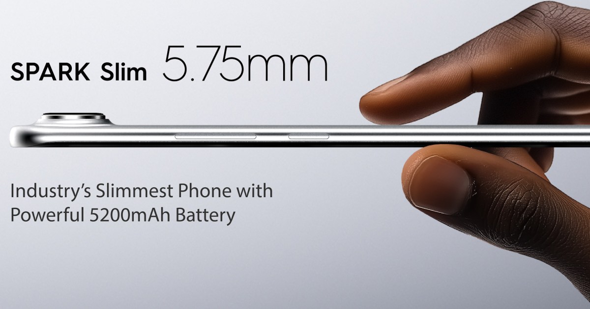 Tecno Spark Slim: The World's Thinnest Phone Concept