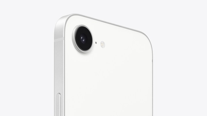 iPhone 16e in white. 