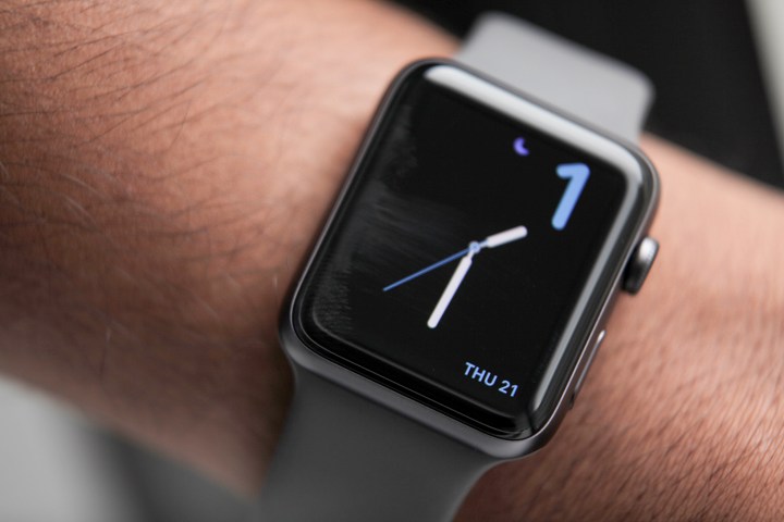 The Apple Watch Series 3 on a person