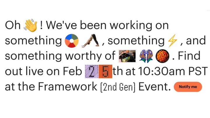 Framework Event Teaser