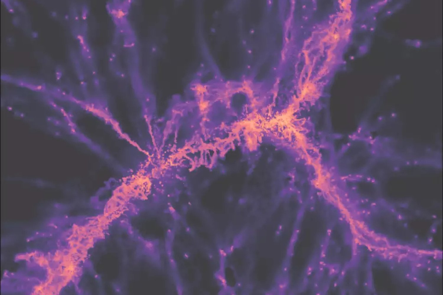 High-Definition Image Reveals Cosmic Filament Linking Ancient Galaxies