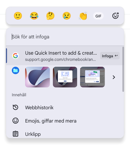 alt text: A screenshot of the Chromebook's "Welcome Back" feature, showing a summary of recent activities and suggested actions.