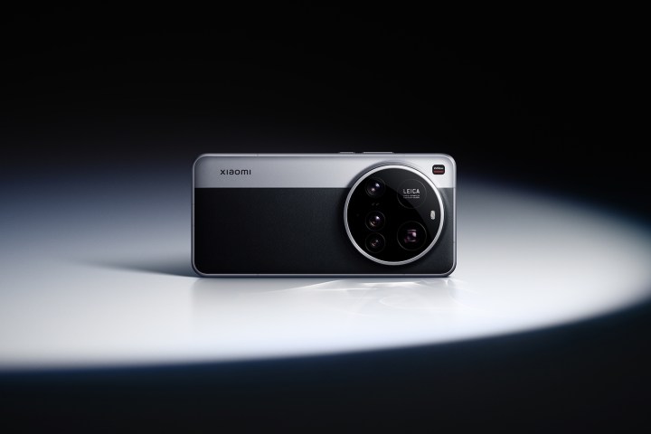 The Xiaomi 15 Ultra in black and silver.
