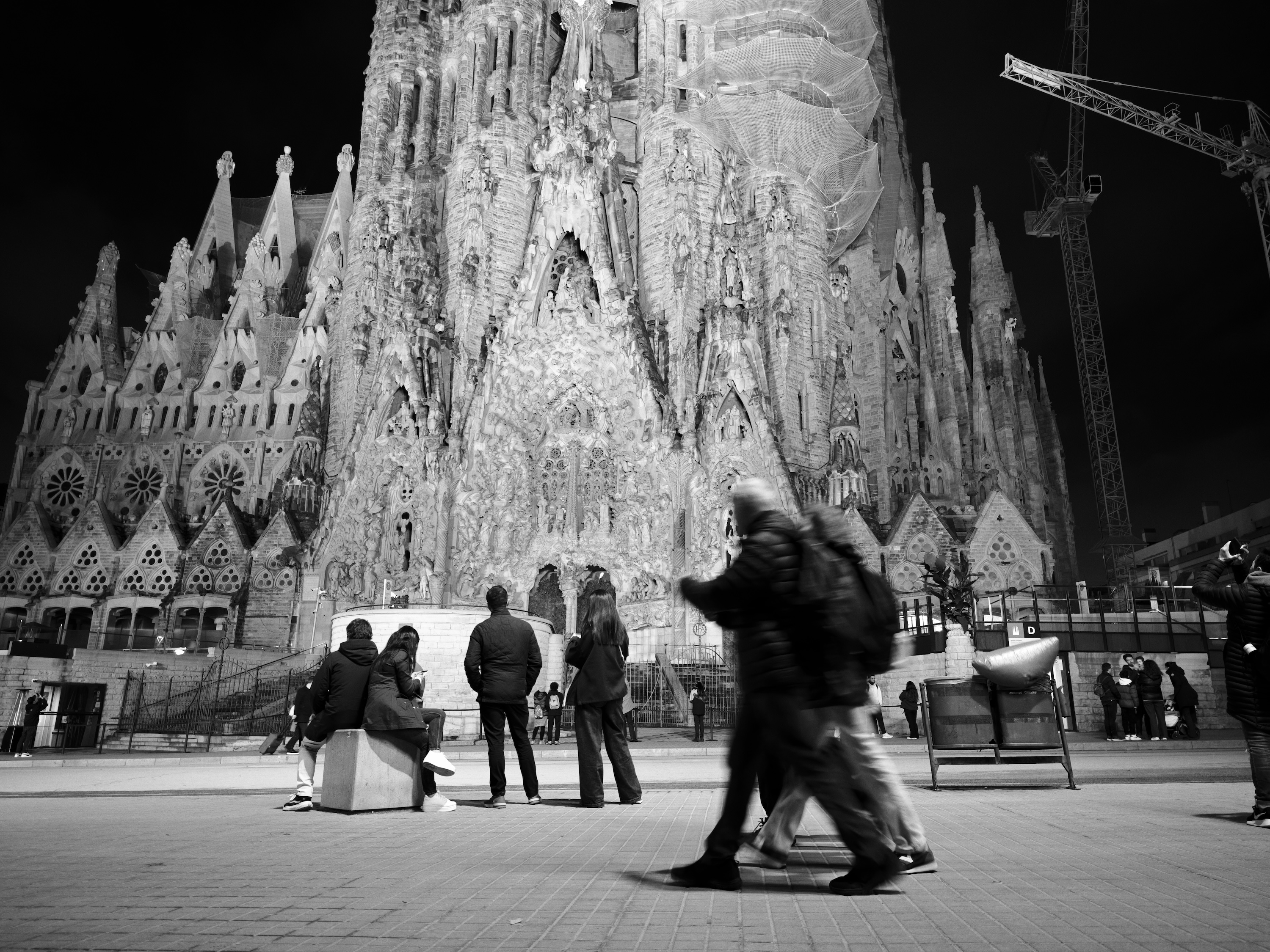 A quiet moment in the city