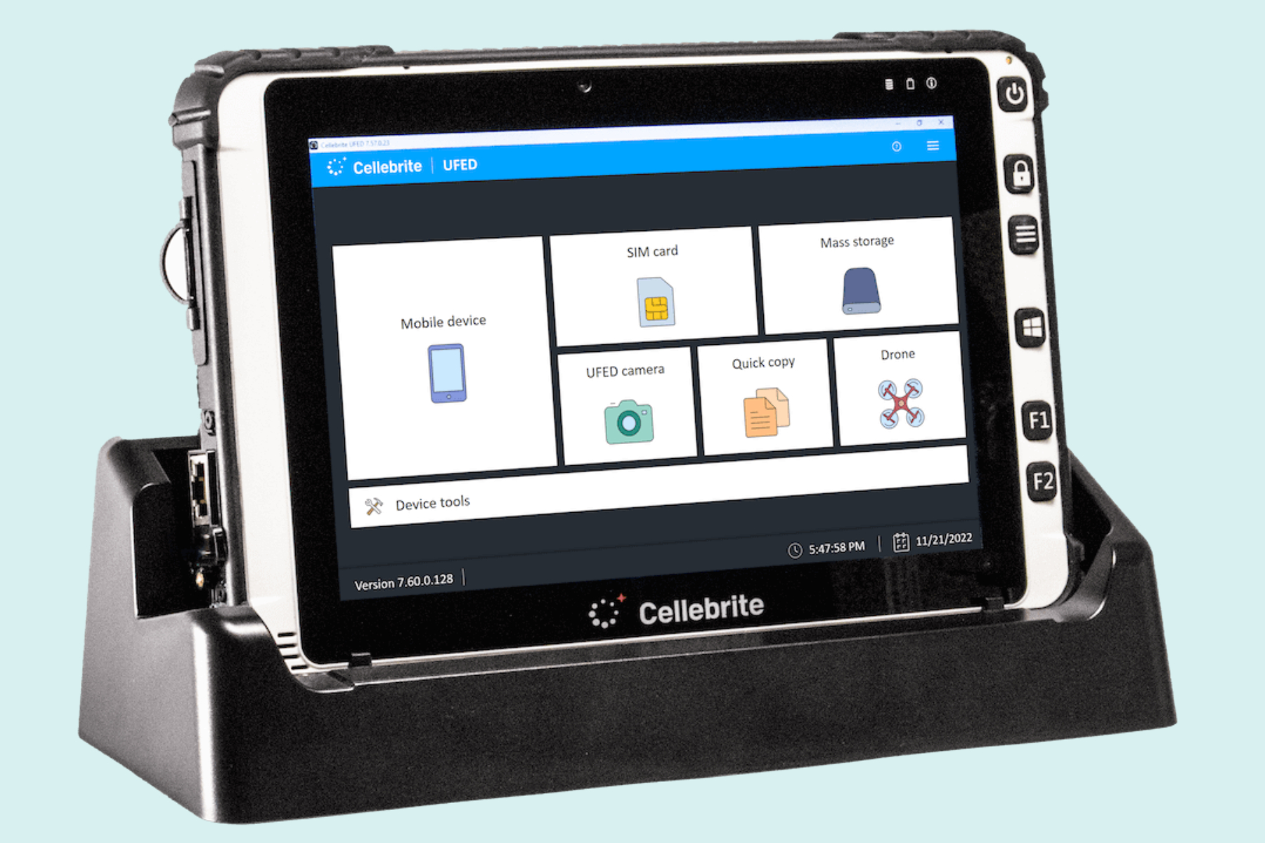 Cellebrite UFED device.