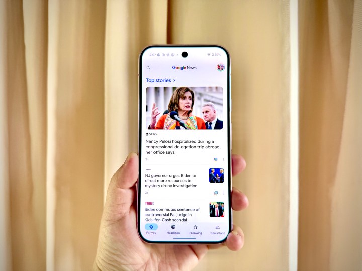 Google News on a Pixel 9 Pro.