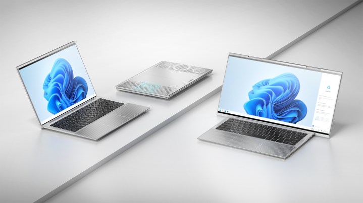 The Compal Infinite laptop concept with its horizontally expanding display