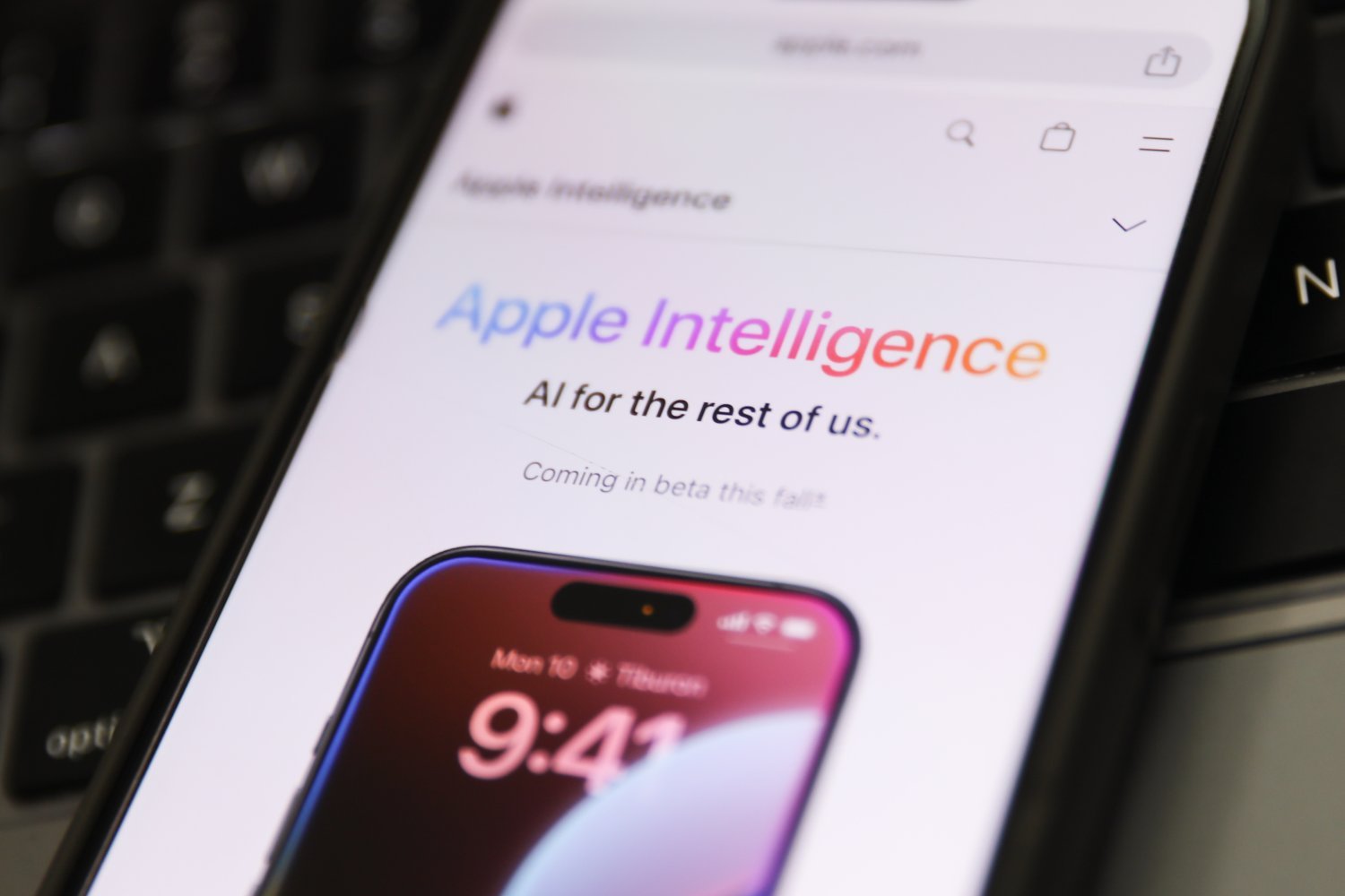 Apple Removes "Available Now" Claim for Apple Intelligence Features