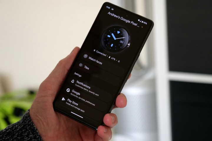 The Watch app on the Pixel 7.