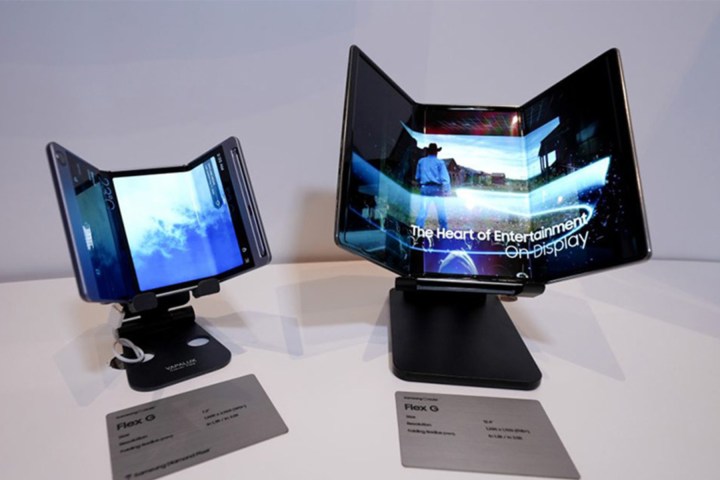 Samsung's tri-fold phone concept.