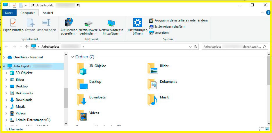 With Sandboxie-Plus, a yellow frame around the program window and hashtags before and after the program name indicate that the software is running in the sandbox.