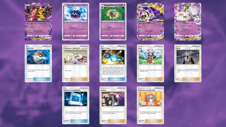 Lunala ex deck in Pokémon TCG Pocket.