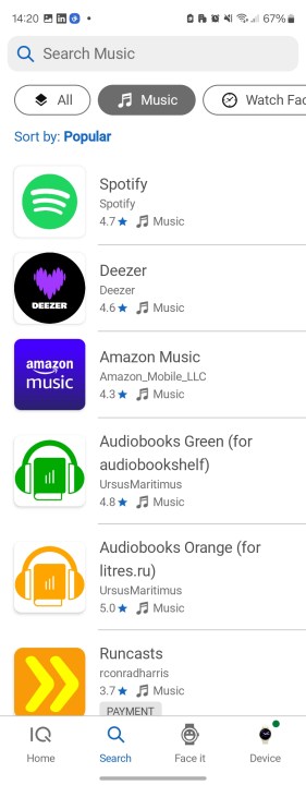Apps in Connect IQ.