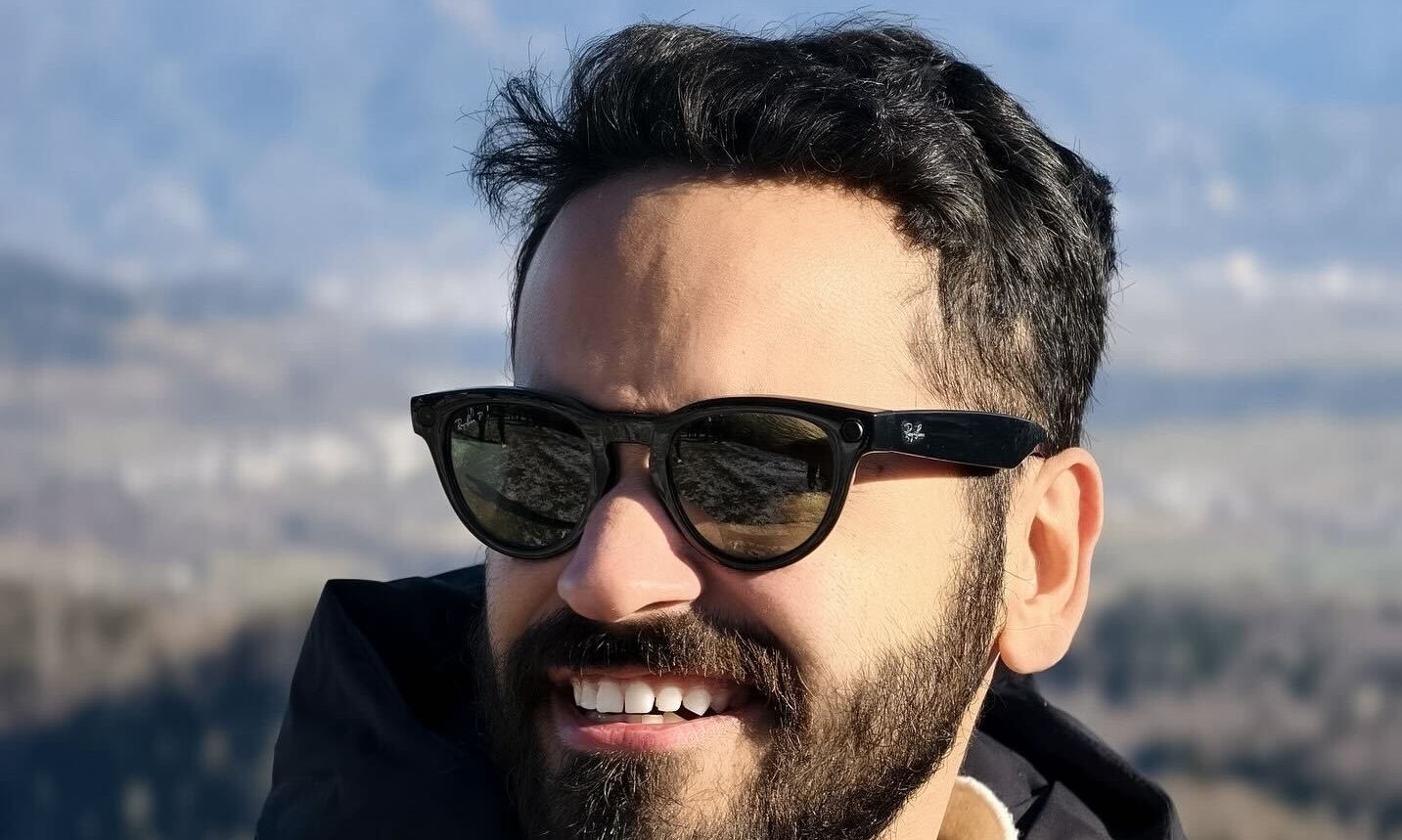 Prakhar Khanna wearing Ray-Ban Meta Glasses.
