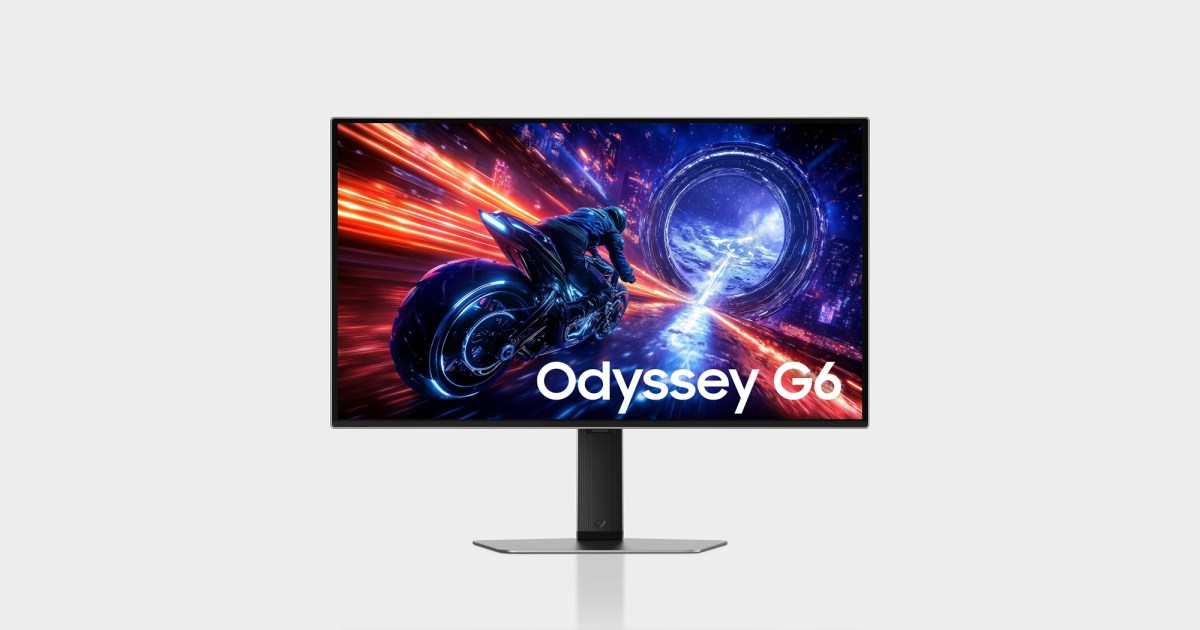 Samsung Launches Odyssey OLED G6: World's First 500Hz OLED Gaming Monitor