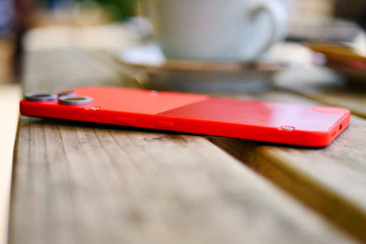 The side of the CMF Phone 2 Pro.
